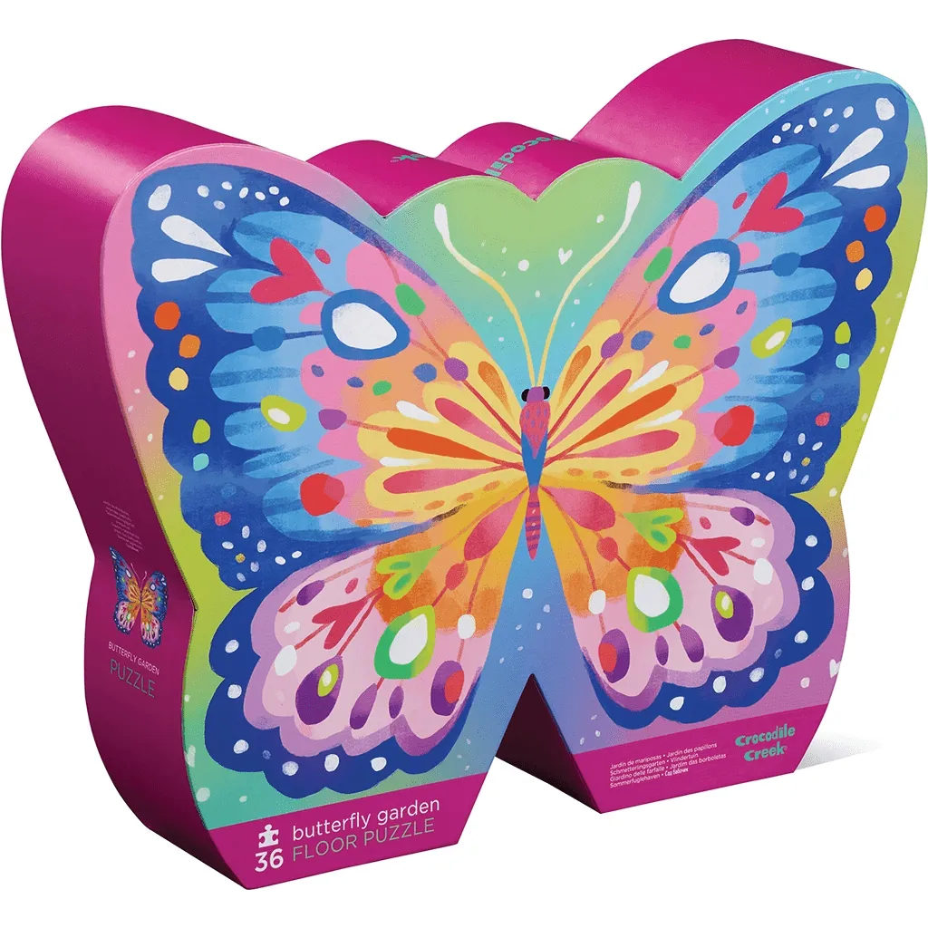 Butterfly Garden 36 Piece Floor Puzzle