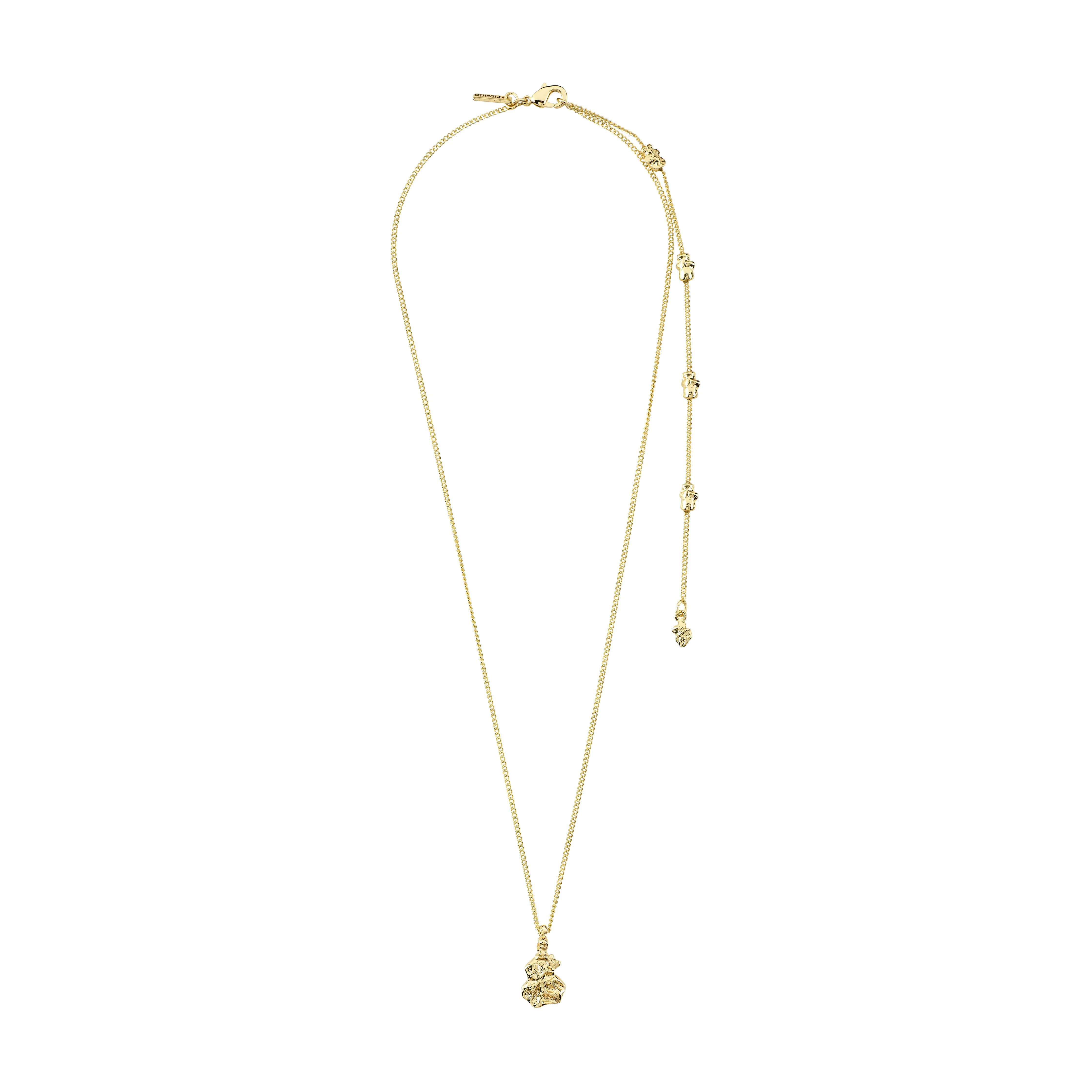 CARLA recycled pendant necklace gold-plated