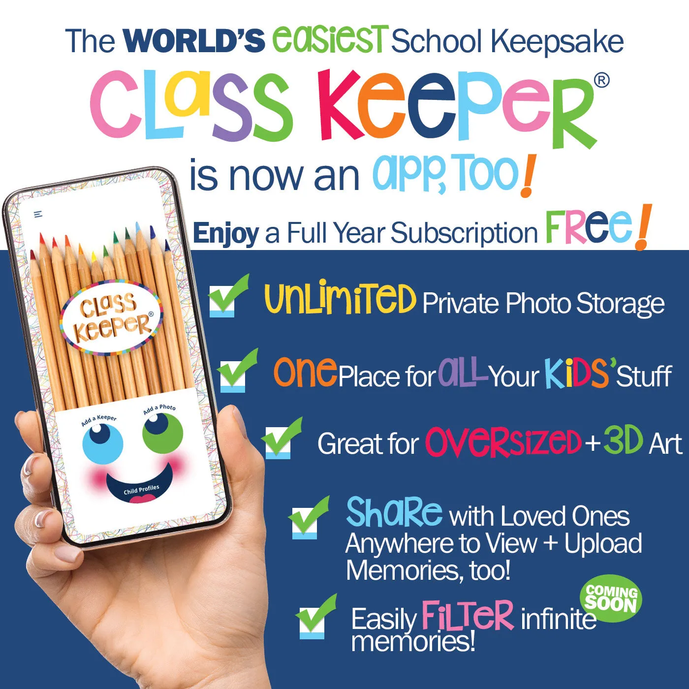 Class Keeper® Easiest School Days Memory Book | (2) Styles | Keepsake