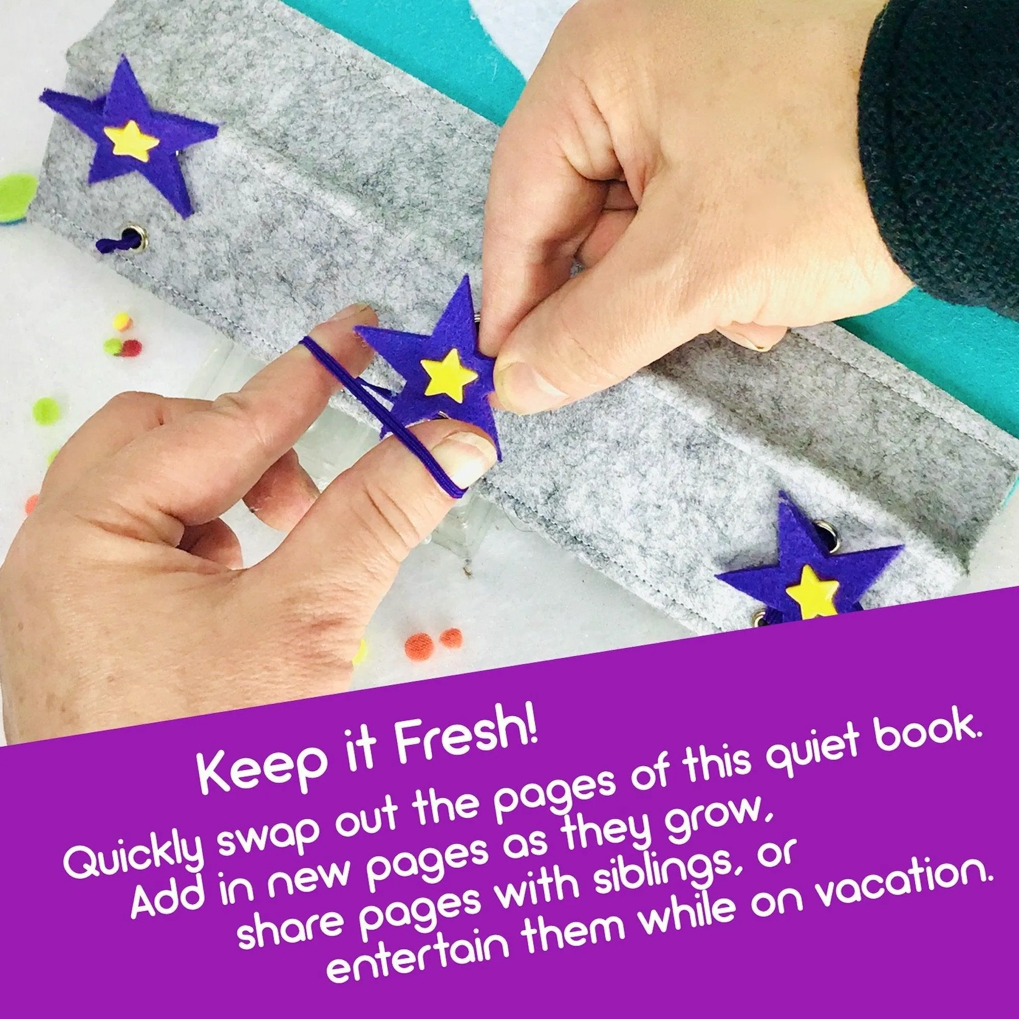 Family Photo Quiet Book Page