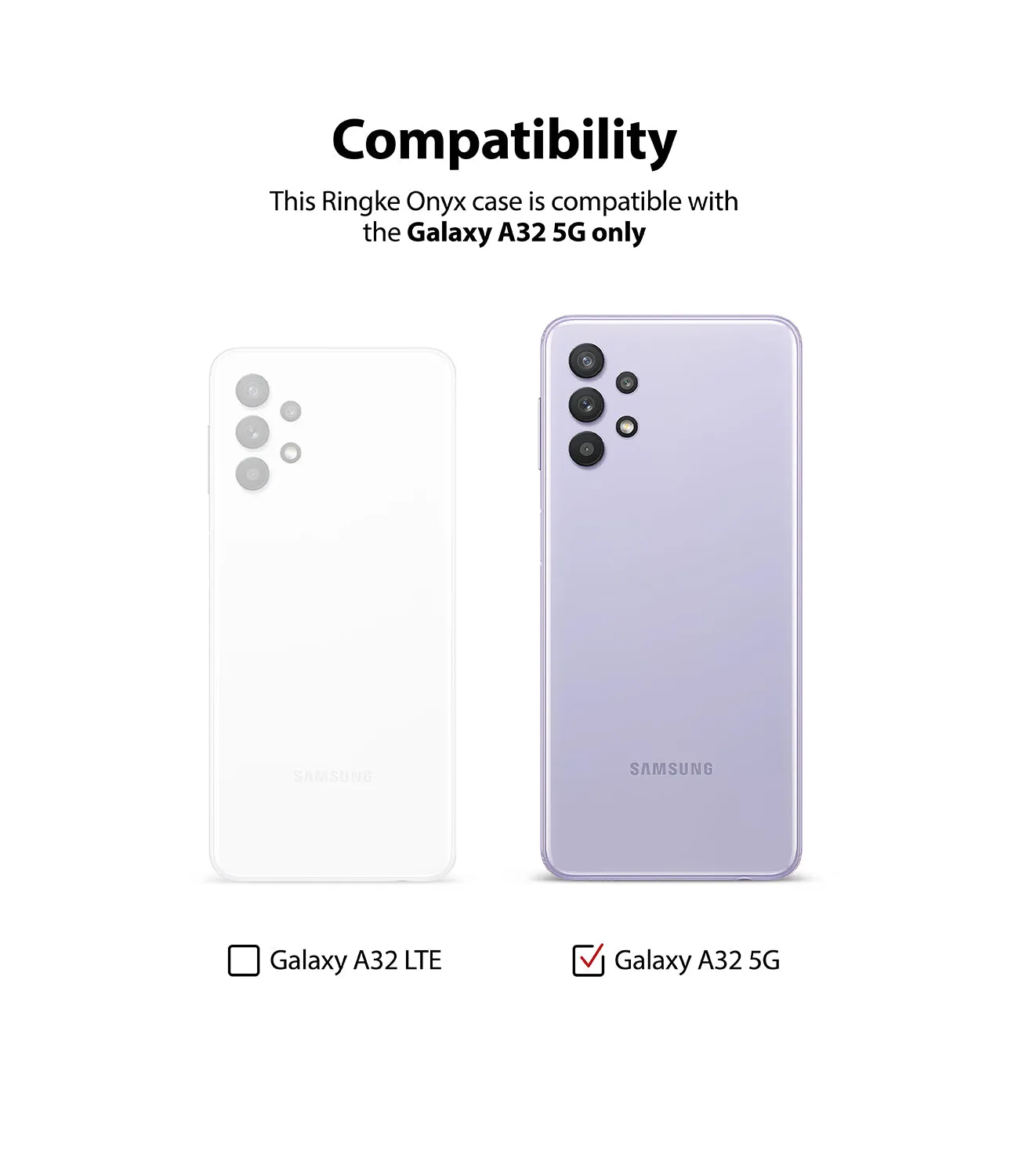 Galaxy A32 5G Case | Onyx
