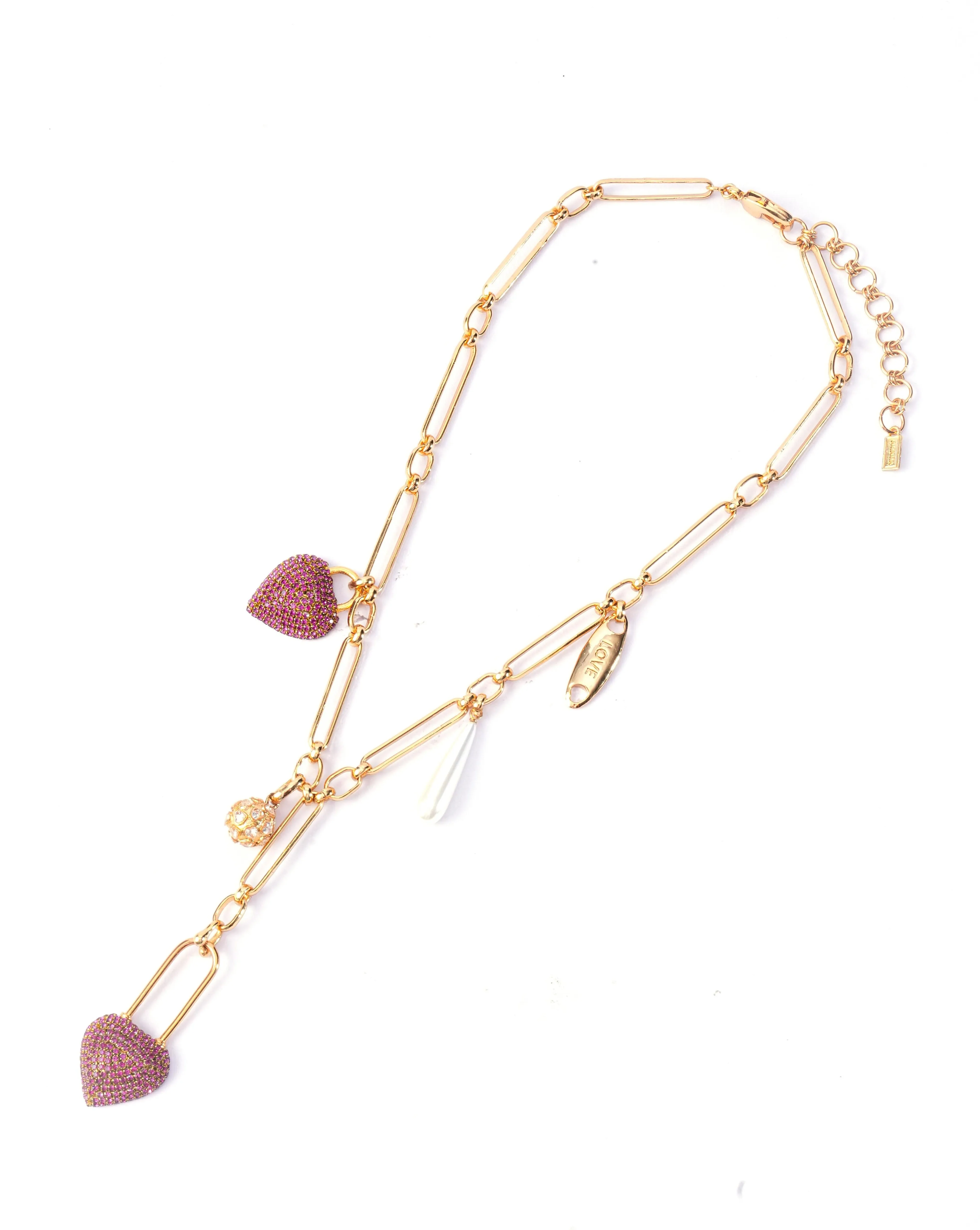 Heart Lock Trinkets Necklace