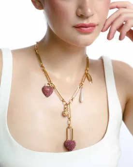 Heart Lock Trinkets Necklace