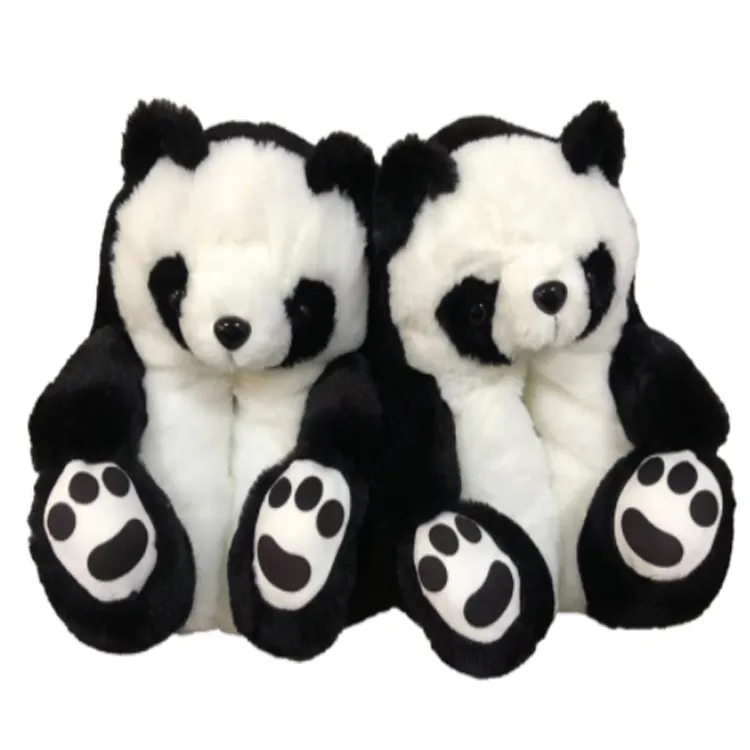 Kids - Slippers - Lovely teddy bear slippers, Warm and plush slippers, one size fits all, Anti-Slip