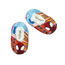 Kid's Spiderman Fuzzy Babba Slipper Sock