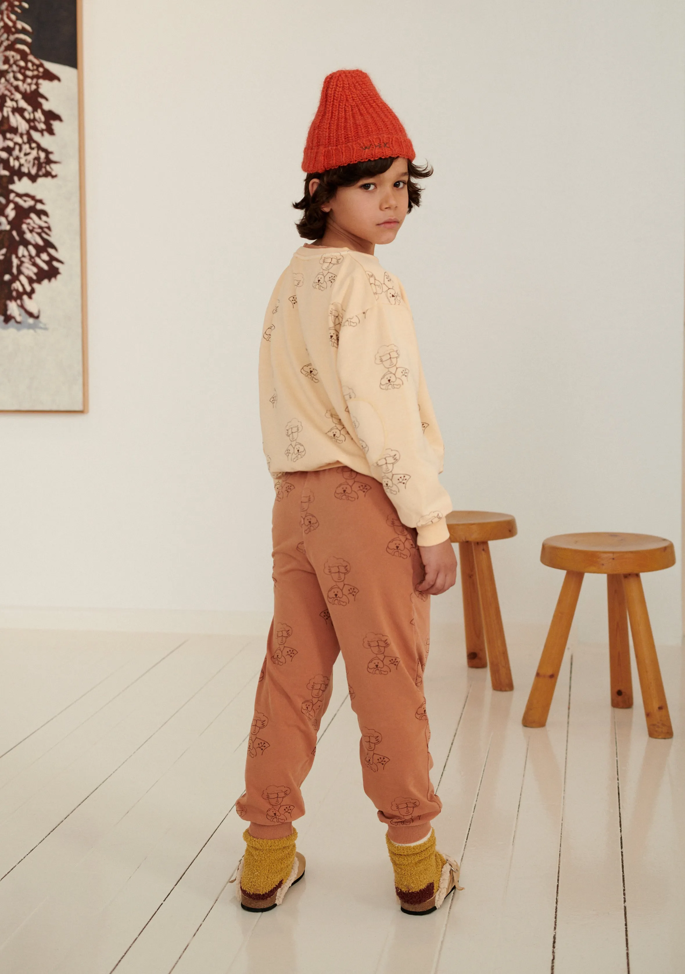 Peggy Kid's Peach Sweatshirt