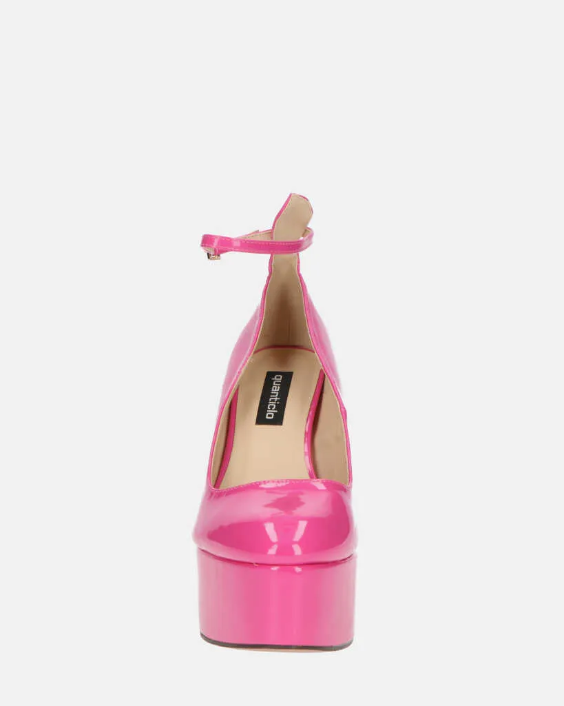 SOLEIL - scarpe con tacco alto in glassy fuchsia
