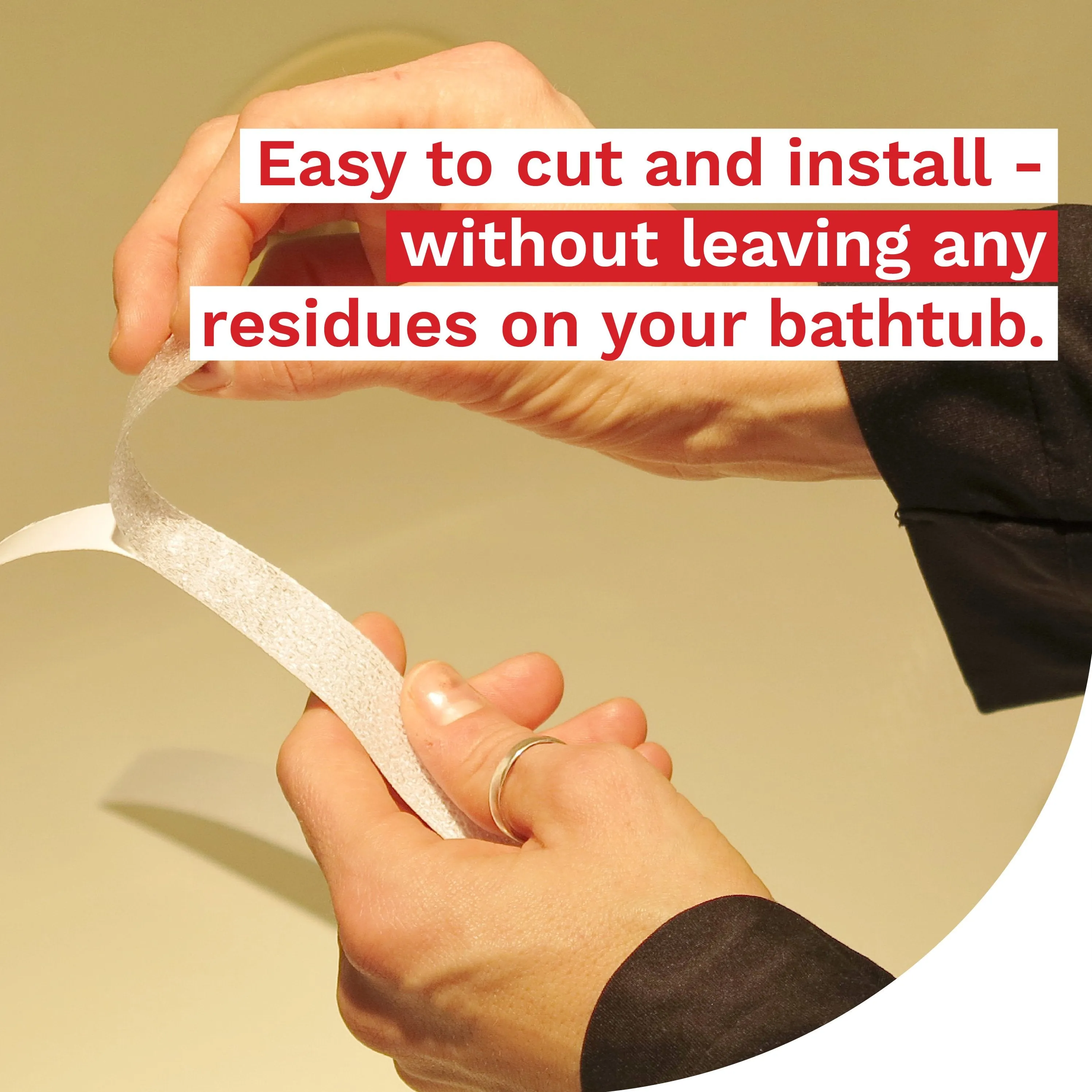 XFasten Anti Slip Tape | Bathtub and Shower Treads | 1 Inch x 15 Foot